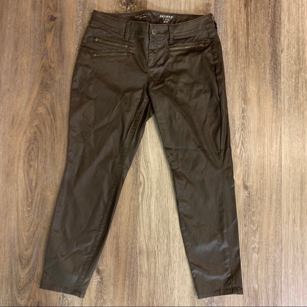 Brown Pleather Pants
